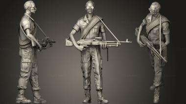 Military figurines Samali pirates.3 3d model